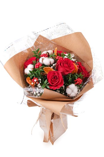 yılbaşı buketi kokina kokina buket kırmızı gül buketi yılbaş