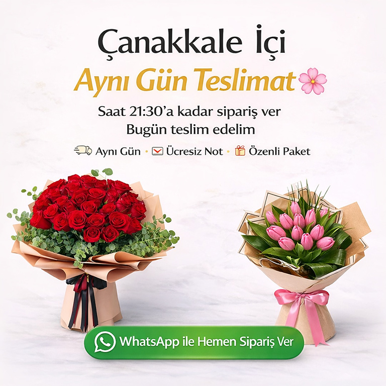 Çanakkale çiçek siparişi aynı gün teslimat Punica Çiçek Evi