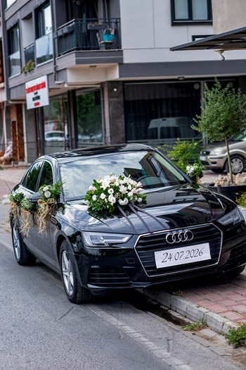 Çanakkale gelin arabası, araç süsleme, Punica