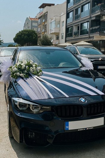 gelin arabası süsleme çanakkale, araç süsleme