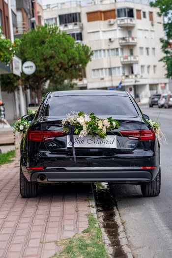Çanakkale gelin arabası, araç süsleme, Punica