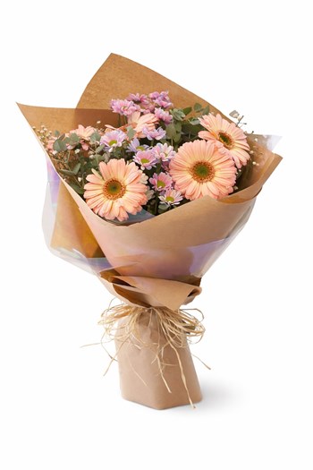 punica çiçek buketi gerbera papatya çanakkale çiçek gönder