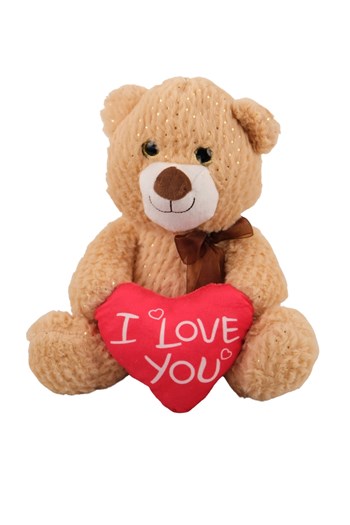 simli peluş ayı, i love you ayı, sevgiliye hediye