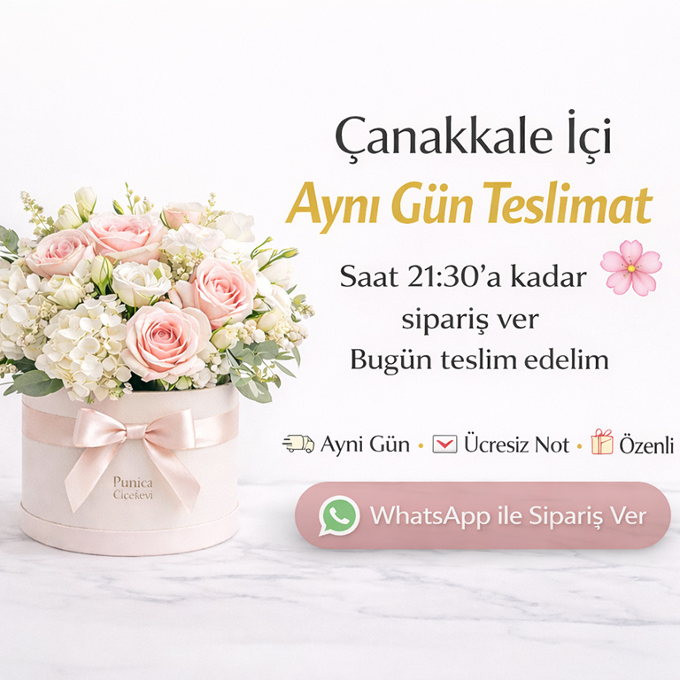 Çanakkale çiçek siparişi aynı gün teslimat Punica Çiçek Evi